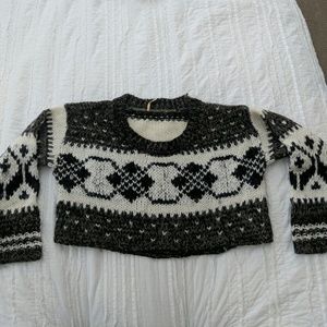 Cropped Free People sweater